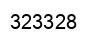 Number 323328 black image