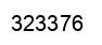 Number 323376 black image