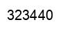 Number 323440 black image