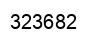 Number 323682 black image
