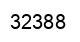 Number 32388 black image