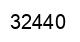 Number 32440 black image