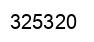 Número 325320 imagen negro
