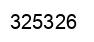 Number 325326 black image