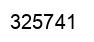 Número 325741 imagen negro