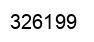 Number 326199 black image
