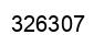 Number 326307 black image