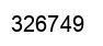 Number 326749 black image
