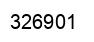 Number 326901 black image