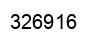 Number 326916 black image