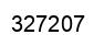 Number 327207 black image
