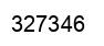 Number 327346 black image