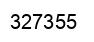 Number 327355 black image