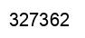 Number 327362 black image