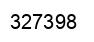Number 327398 black image