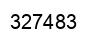 Number 327483 black image