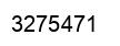 Number 3275471 black image