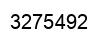 Number 3275492 black image