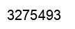 Number 3275493 black image