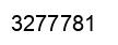 Number 3277781 black image
