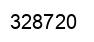 Number 328720 black image