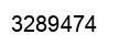 Number 3289474 black image
