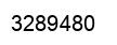Número 3289480 imagen negro