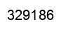 Number 329186 black image