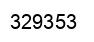 Number 329353 black image