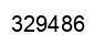 Number 329486 black image