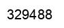 Number 329488 black image