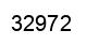 Number 32972 black image