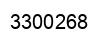 Número 3300268 imagen negro