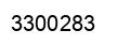 Number 3300283 black image