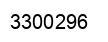 Number 3300296 black image