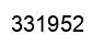 Number 331952 black image