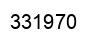 Number 331970 black image