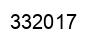 Number 332017 black image