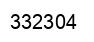 Number 332304 black image