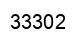 Number 33302 black image