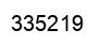 Number 335219 black image