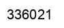 Number 336021 black image