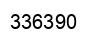 Number 336390 black image