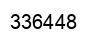 Number 336448 black image