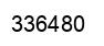 Número 336480 imagen negro