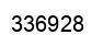 Number 336928 black image
