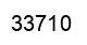 Number 33710 black image