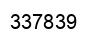 Number 337839 black image