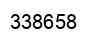 Number 338658 black image