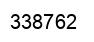 Number 338762 black image